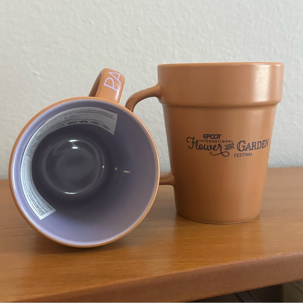 NWT - Disney 2022 Epcot Flower and Garden Pass-holder mugs - Featuring Figment - Picture 4 of 6